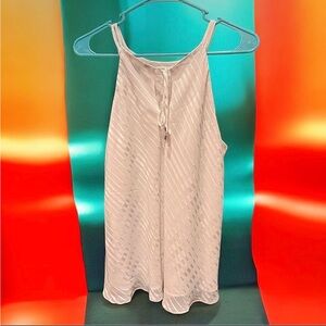 White House black market Elegant White Sleeveless MEDIUM tank top